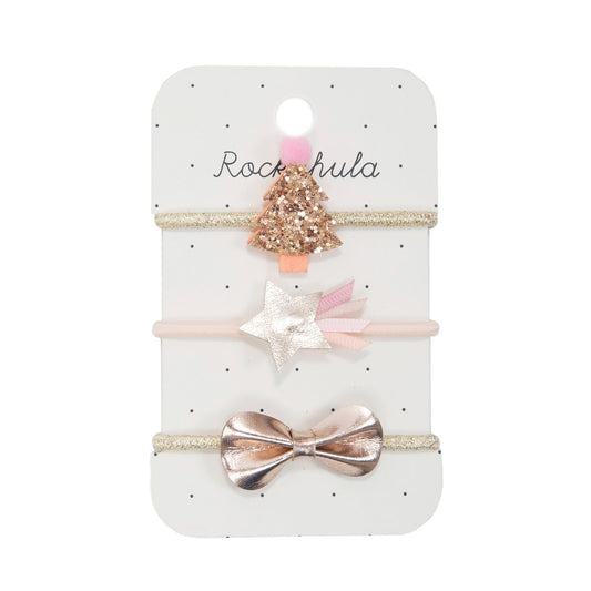 Rockahula Rose Gold Xmas Tree Ponies