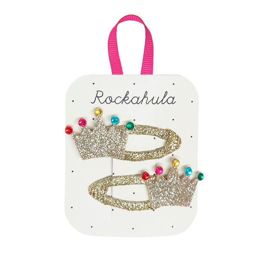 Rockahula Glitter Crown Clips