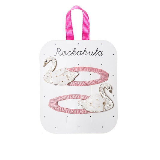 Rockahula Sophia Swan Glitter Clips